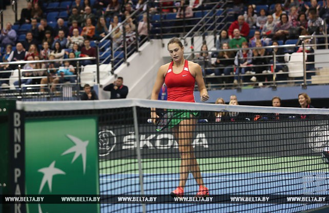 Арина Соболенко обеспечила теннисисткам Беларуси выход в полуфинал Кубка Федерации