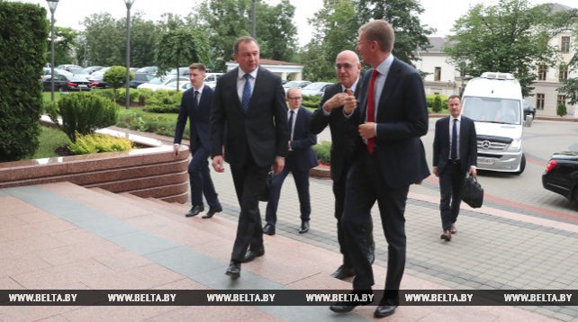 Макей встретился с главой МИД Латвии Эдгарсом Ринкевичсом
