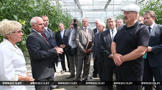 Александр Лукашенко посетил КУП "Минская овощная фабрика"