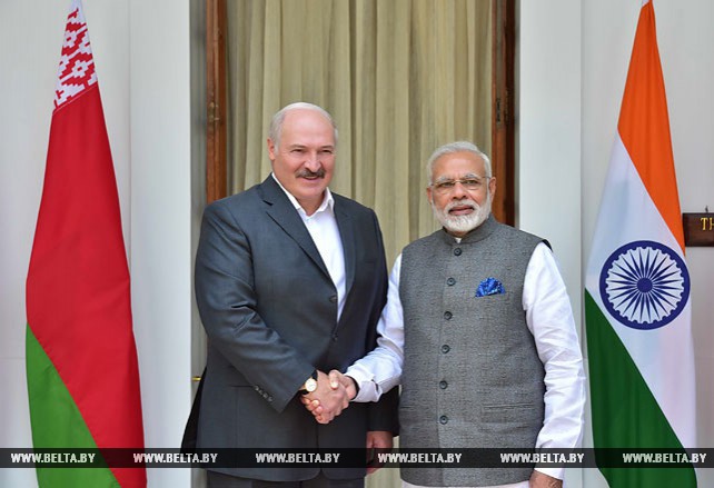 Официальные переговоры Лукашенко и Моди в Нью-Дели