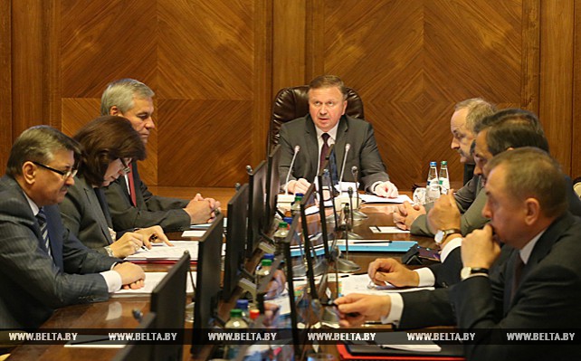 Кобяков провел заседание Президиума Совета Министров