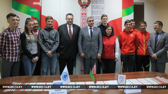 Белорусскую делегацию проводили на Всемирную зимнюю универсиаду