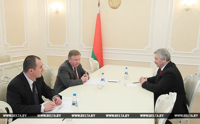 Кобяков встретился с Чрезвычайным и Полномочным послом Молдовы в Беларуси