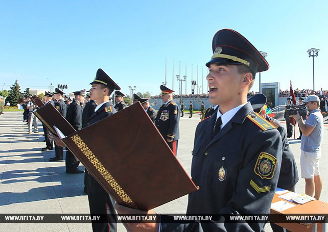 Более 500 первокурсников учебных заведений силовых структур приняли присягу в Минске