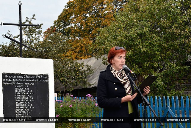 В Шкленниково почтили память погибших 73 года назад односельчан