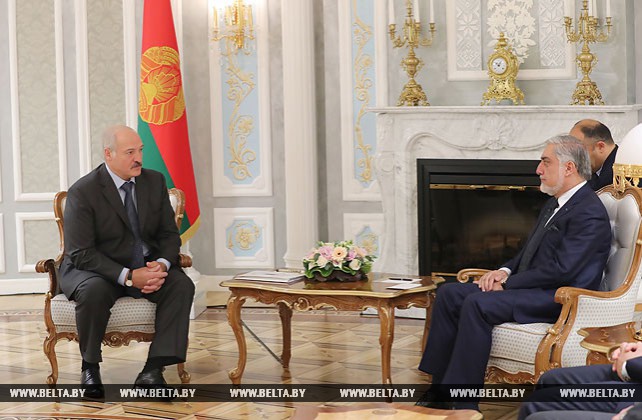 Лукашенко встретился с премьер-министром Афганистана Абдуллой Абдуллой