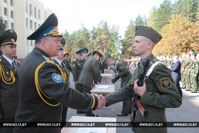 В Военной академии Беларуси прошла торжественная церемония принятия присяги