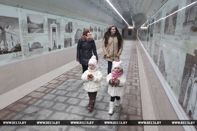 Новый подземный переход открылся в Могилеве у Пушкинского моста