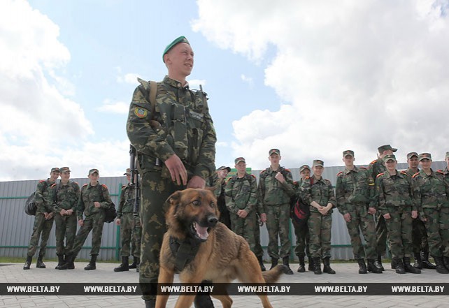 Гомельские кадеты побывали в гостях у белорусских пограничников
