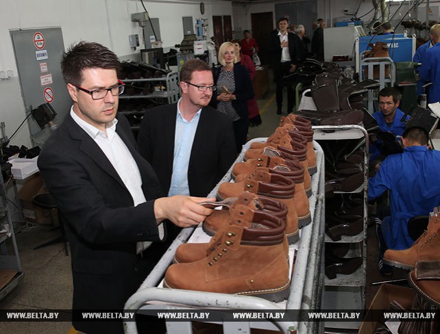 Саксонская делегация посетила обувное предприятие "Марко"