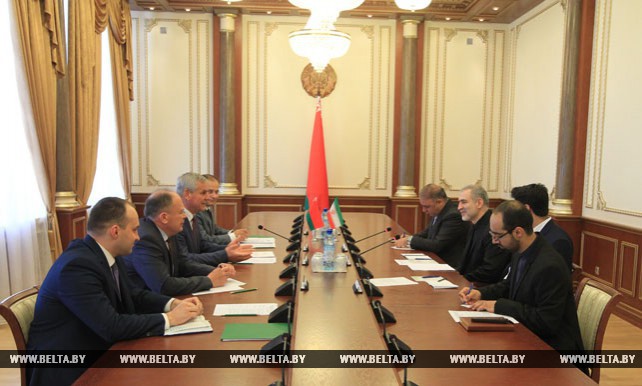 Андрейченко встретился с Чрезвычайным и Полномочным Послом Ирана в Беларуси Мостафой Овейси