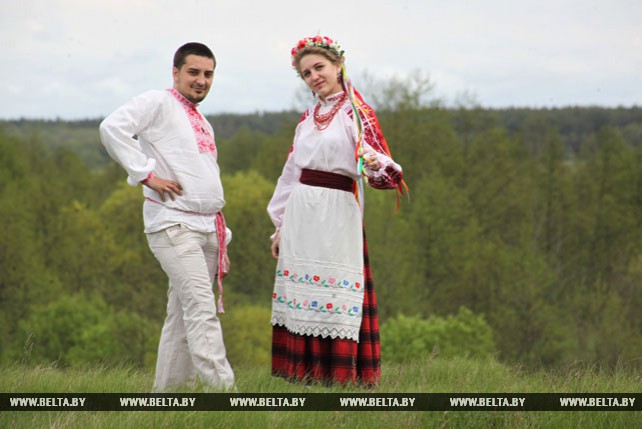 Ситцевую свадьбу отметили супруги Анна и Станислав Сергеевы из Добруша