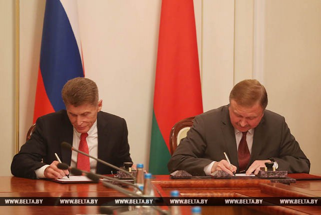 Премьер-министр Беларуси встретился с губернатором Сахалинской области России