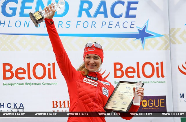 Дарья Домрачева получила приз лучшей спортсменки Европы 2014 года