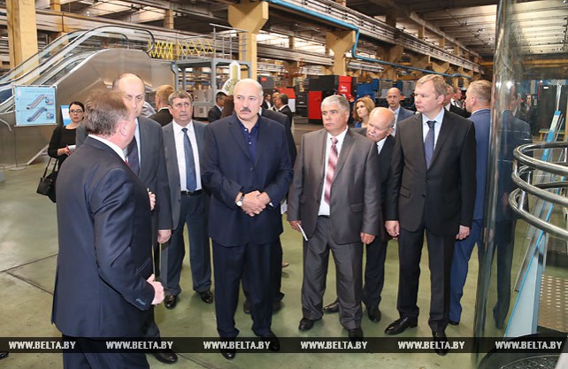 Лукашенко посетил ОАО "Могилевлифтмаш"
