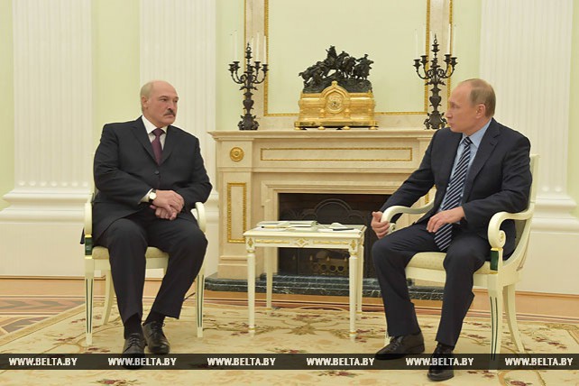 Александр Лукашенко встретился в Кремле Владимиром Путиным