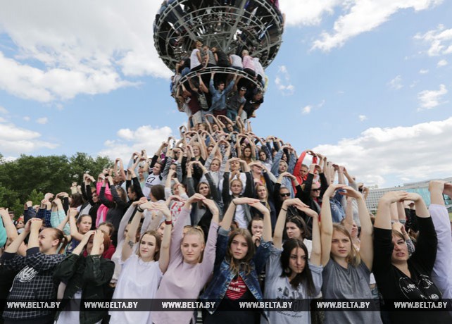 В Минске прошла заключительная репетиция спортивно-молодежного шествия ко Дню Независимости