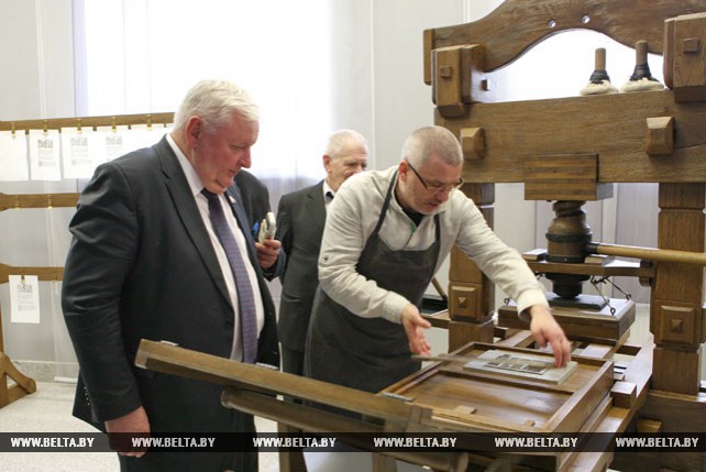 В Совете Республики открылась выставка, посвященная 500-летию белорусского книгопечатания