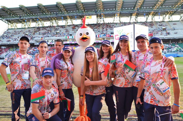 Белорусская делегация приняла участие в открытии Европейского юношеского олимпийского фестиваля