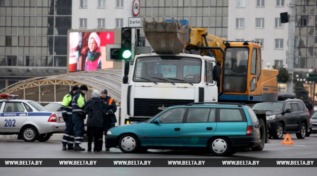 В центре Витебска произошло ДТП