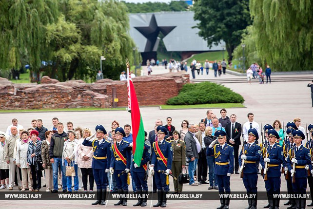В Брестской крепости прошел торжественный митинг в честь Дня Независимости