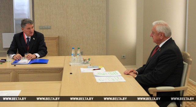 Мясникович встретился с международными наблюдателями за выборами Президента