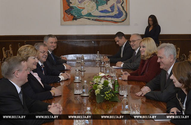 Президент Сербии Томислав Николич принял министра информации Беларуси Лилию Ананич.