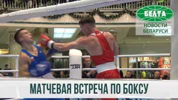 Матчевая встреча по боксу прошла в Минске