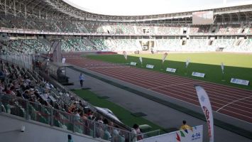 Соревнования по легкой атлетике прошли на стадионе "Динамо" в Минске
