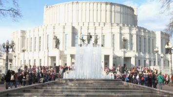 Открытие сезона фонтанов в Минске