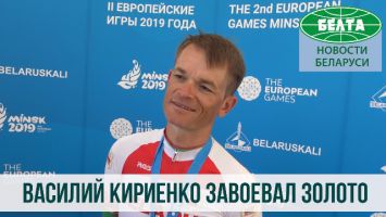 Велосипедист Василий Кириенко завоевал золото в гонке с раздельным стартом