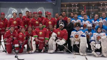 Команда Президента победила хоккеистов Гродненской области в РХЛ 