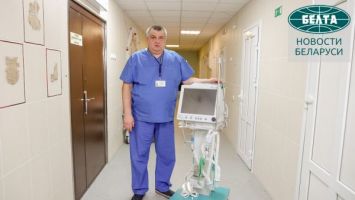 Высококлассный аппарат ИВЛ передан в 3-ю больницу имени Клумова в Минске