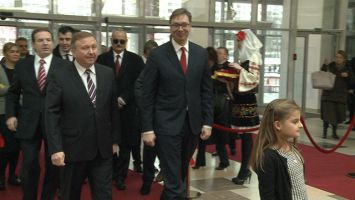 Кобяков и Вучич приняли участие в открытии комплекса "Дана Молл"