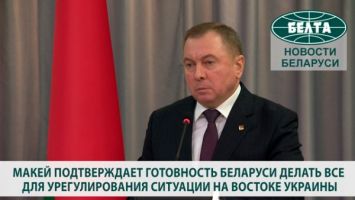 Макей подтверждает готовность Беларуси делать все для урегулирования ситуации на востоке Украины