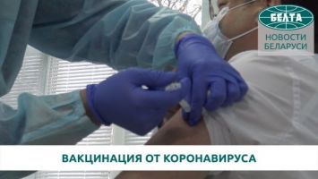 Выпущенной в Беларуси вакциной "Спутник V" привились руководители министерств