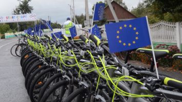 Велопробег ПРООН и ЕС в Налибокской пуще