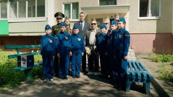 В Минске с оркестром поздравили ветеранов Великой Отечественной войны с Днем Победы