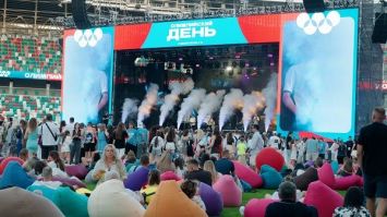 Финал "Олимпийского дня в одном ритме с А1" глазами корреспондентов БЕЛТА