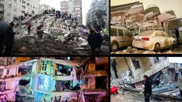 Землетрясения в Турции и Сирии, день второй. Более 4 тыс. погибших, новые толчки, пожар в порту