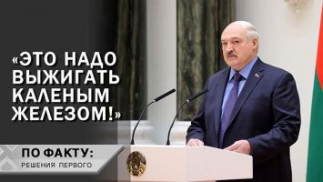 Лукашенко: От ЭТИХ принципов мы никогда не отступим! // Что надо "выжигать каленым железом"?