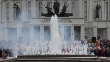 Сезон фонтанов открылся в Минске