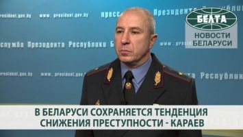 В Беларуси сохраняется тенденция снижения преступности - Караев