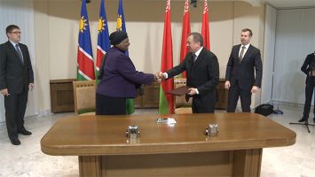 Беларусь и Намибия подписали в Минске совместное итоговое коммюнике