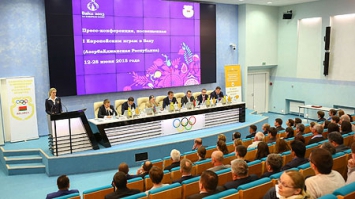 Пресс-конференция, посвященная первым Европейским играм в Баку, прошла в НОК