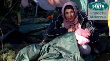 "Ночью не спали от холода, заканчиваются вода и еда": второй день в лагере беженцев на границе