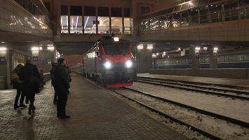 Первый скорый поезд "Стриж" прибыл на станцию Минск-Пассажирский
