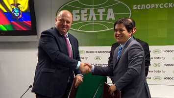 БЕЛТА и государственная телерадиокомпания Эквадора подписали соглашение об обмене информацией