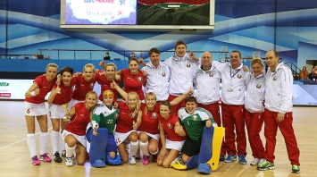 Сборная Беларуси стала бронзовым призером чемпионата Европы по индорхоккею