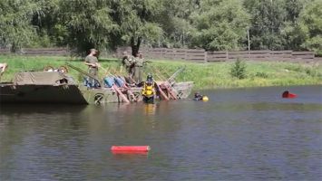 Подготовка водолазов для Вооруженных Сил Беларуси в Могилеве